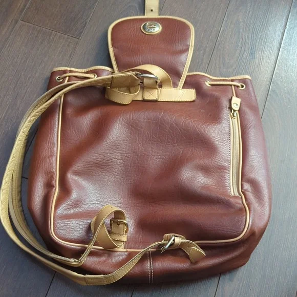 Vintage ACE JAPAN Leather Backpack - Picture 4 of 15